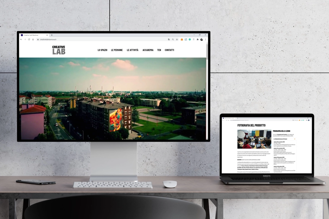 anteprima sito creative lab mantova