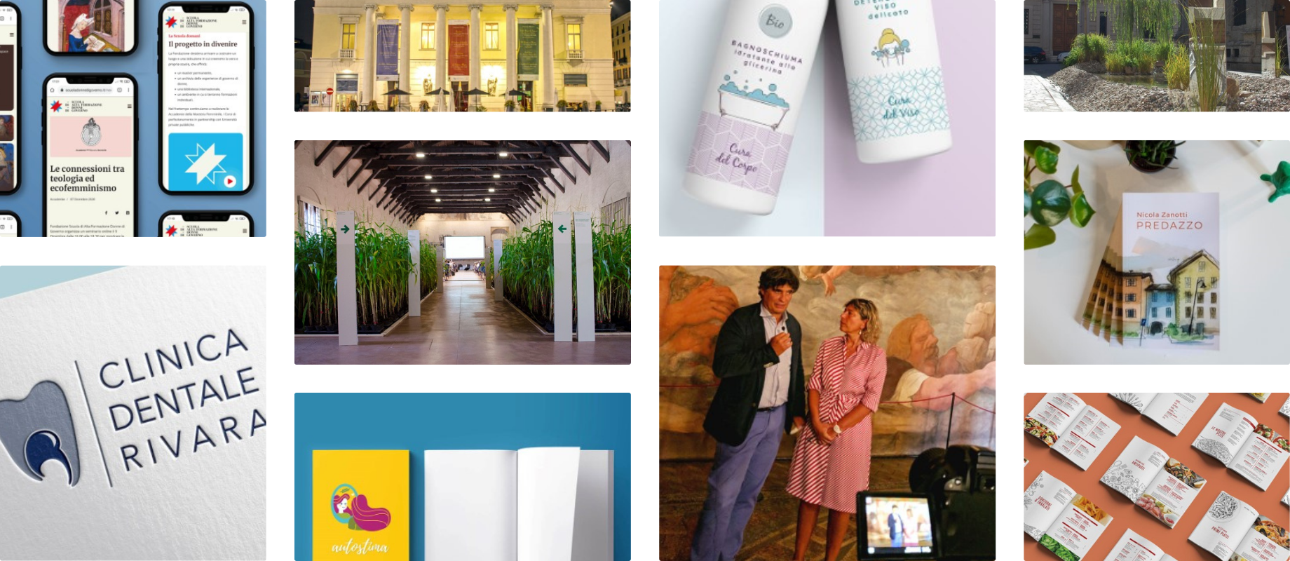 collage di portfolio
